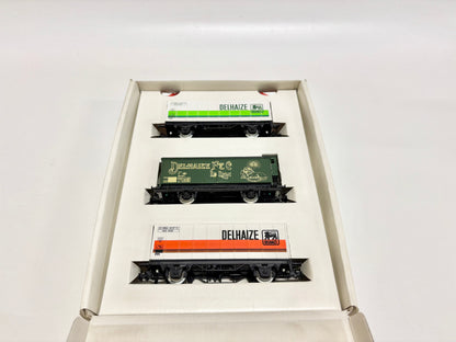 Märklin 0314 Wagen-Set Delhaize Güterwagen AC H0
