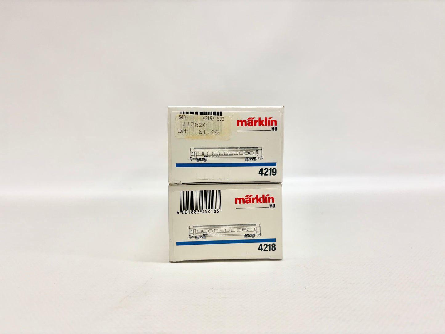 Märklin 4218 4219 Wagen-Set Schnellzugwagen BLS AC H0