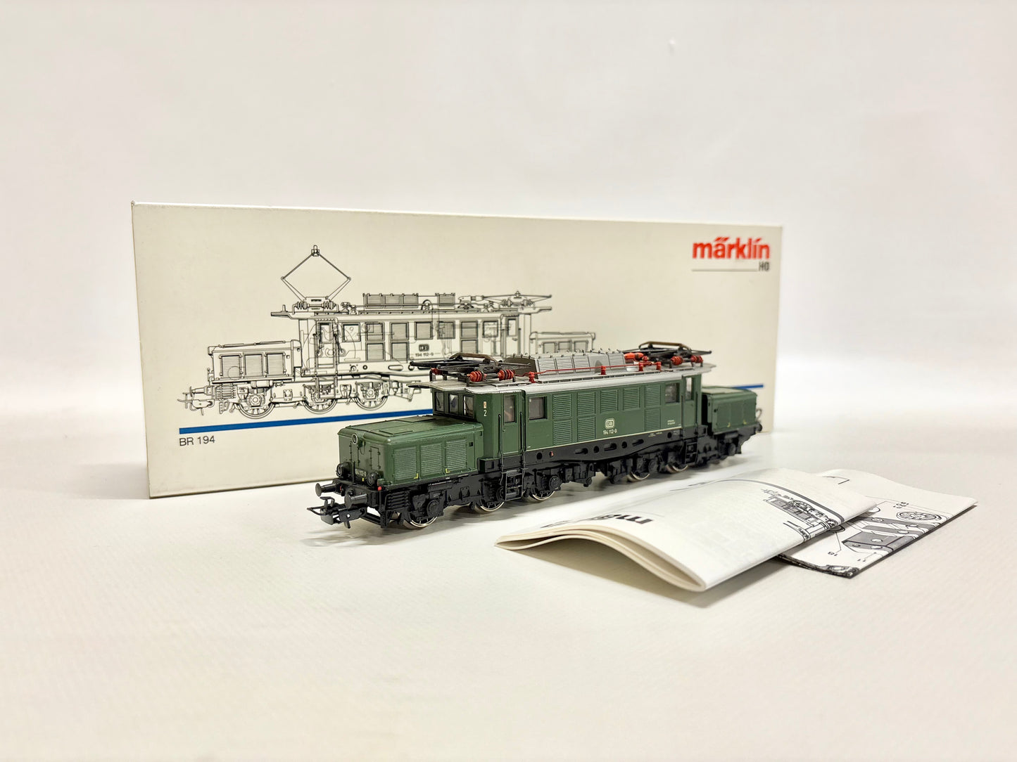 Märklin 3022 E-Lok Br 194 112-9 "Deutsches Krokodil" DB AC H0