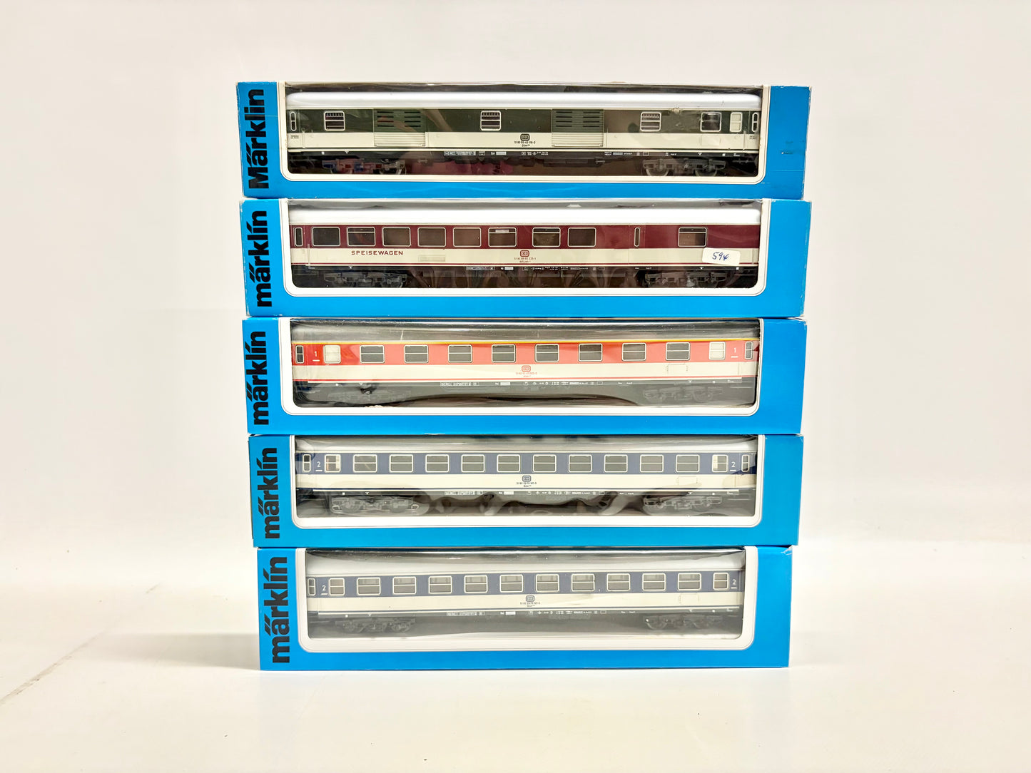Märklin 4091 4094 4093 usw. Wagen-Set Schnellzugwagen DB AC H0