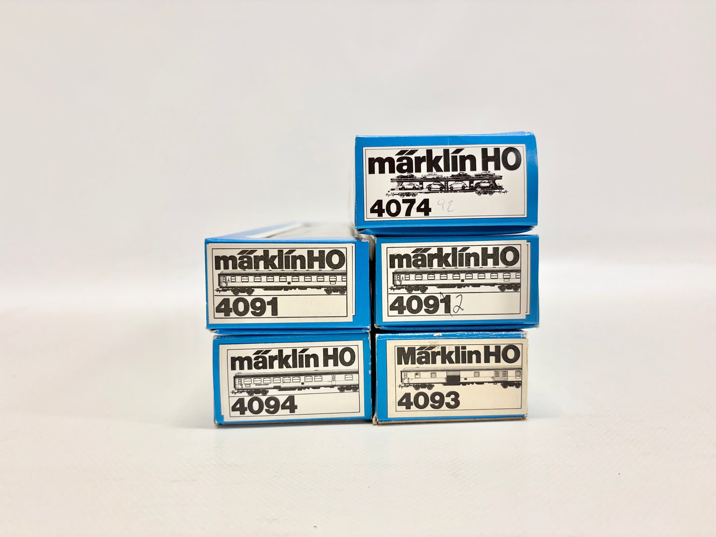 Märklin 4091 4094 4093 usw. Wagen-Set Schnellzugwagen DB AC H0