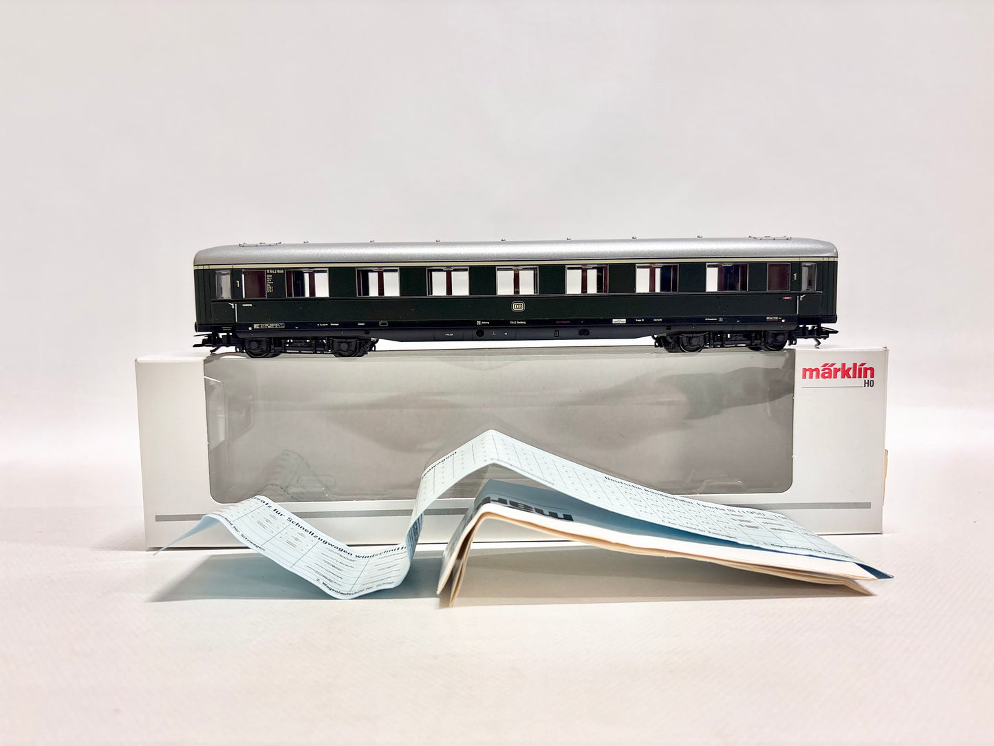 Märklin 43202 Schürzenwagen Schnellzugwagen DB AC H0