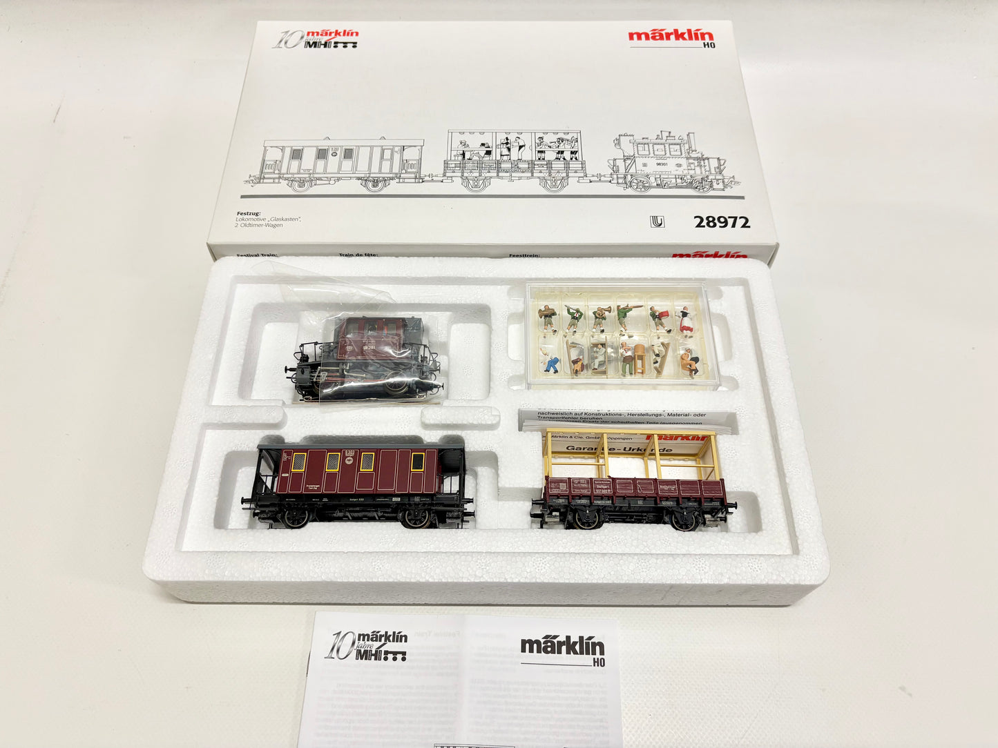 Märklin 28972 Digital Zugpackung Festzug mit Glaskasten Br 98 301 AC H0