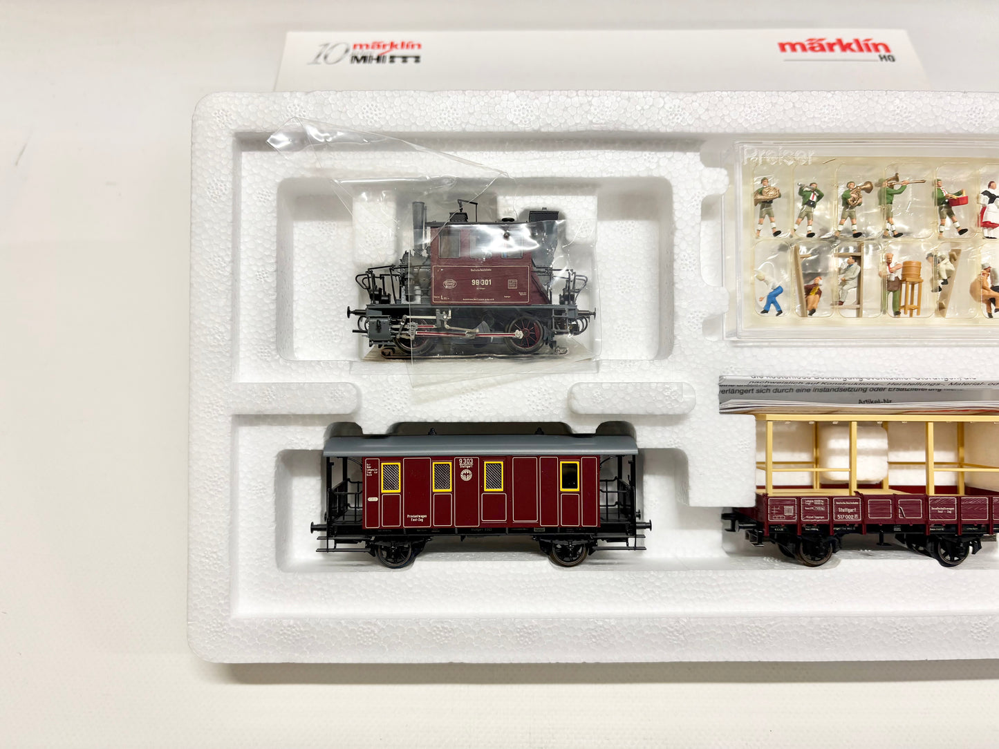 Märklin 28972 Digital Zugpackung Festzug mit Glaskasten Br 98 301 AC H0