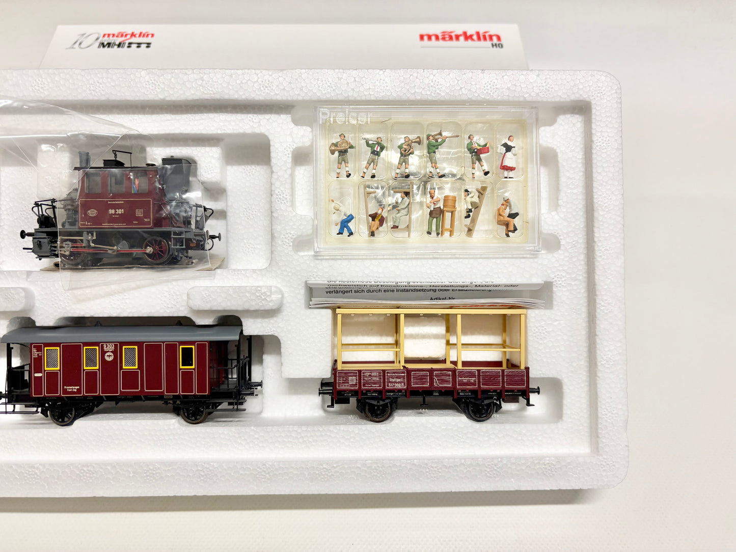 Märklin 28972 Digital Zugpackung Festzug mit Glaskasten Br 98 301 AC H0