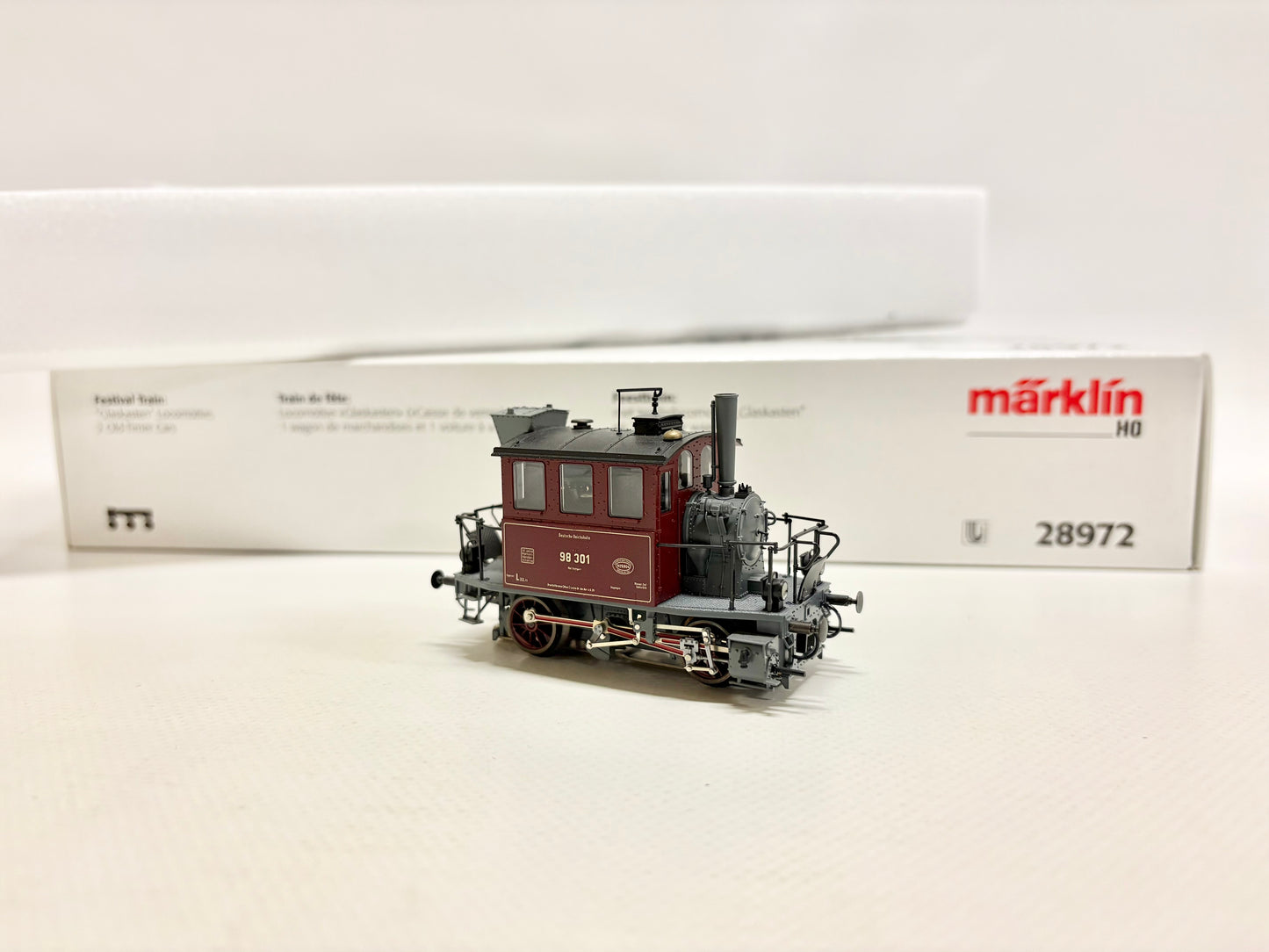 Märklin 28972 Digital Zugpackung Festzug mit Glaskasten Br 98 301 AC H0