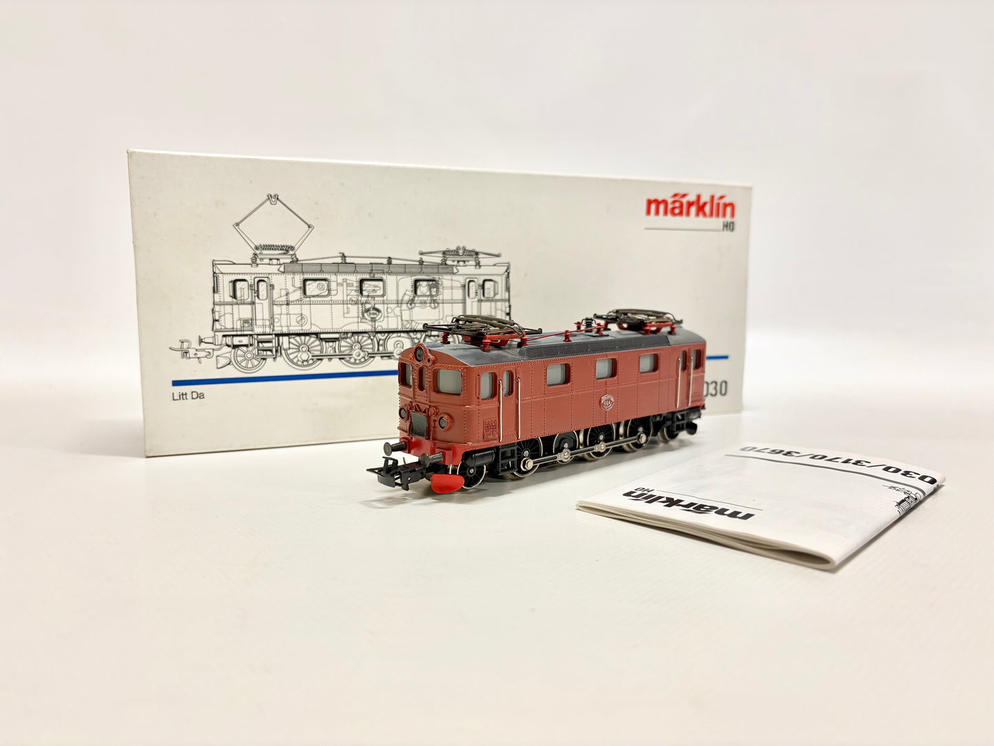 Märklin 3030 E-Lok Da 884 SJ AC H0