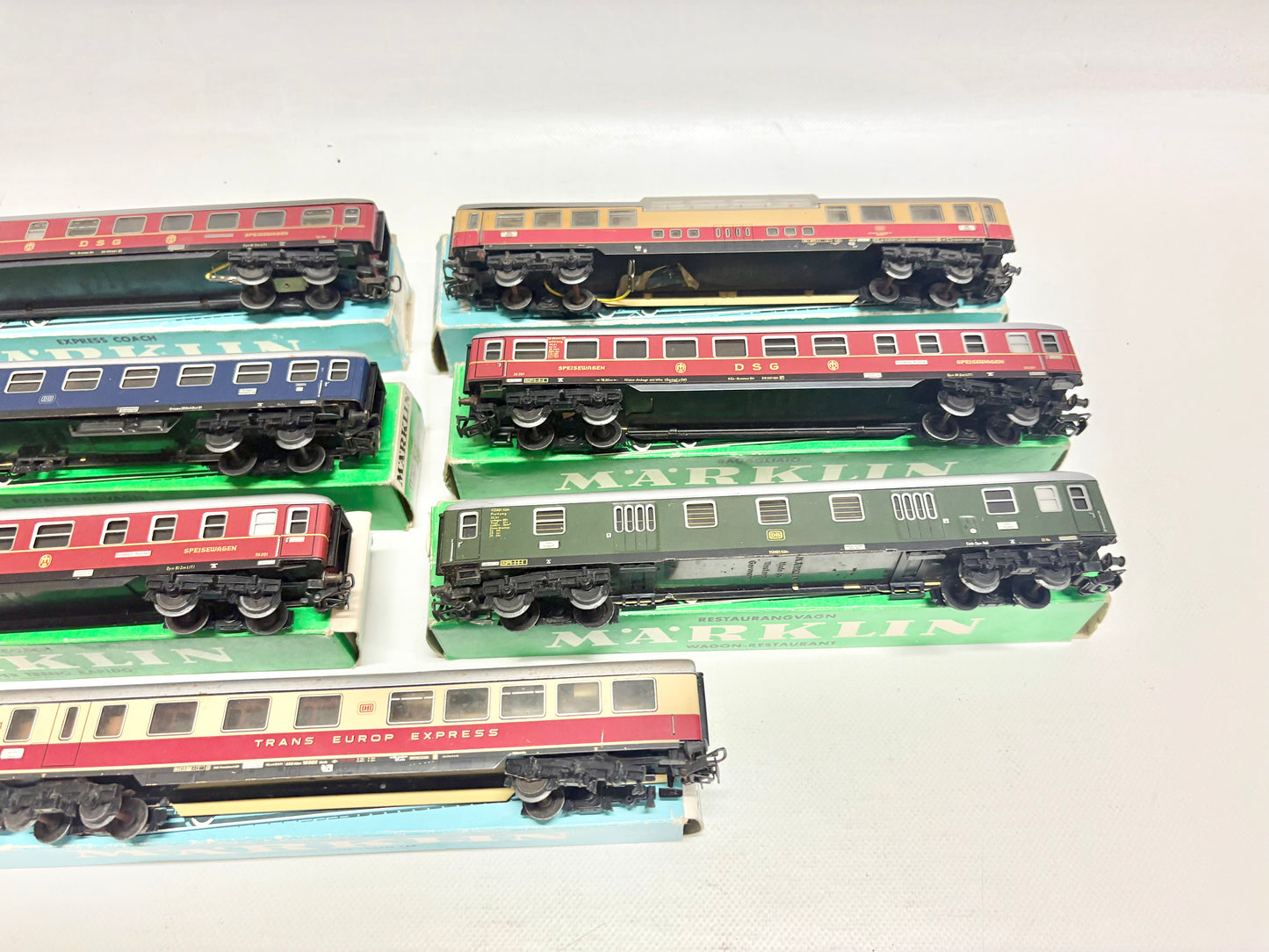 Märklin 4022 4024 usw. Wagen-Set Personenwagen D-Zug Wagen Konvolut DB AC H0