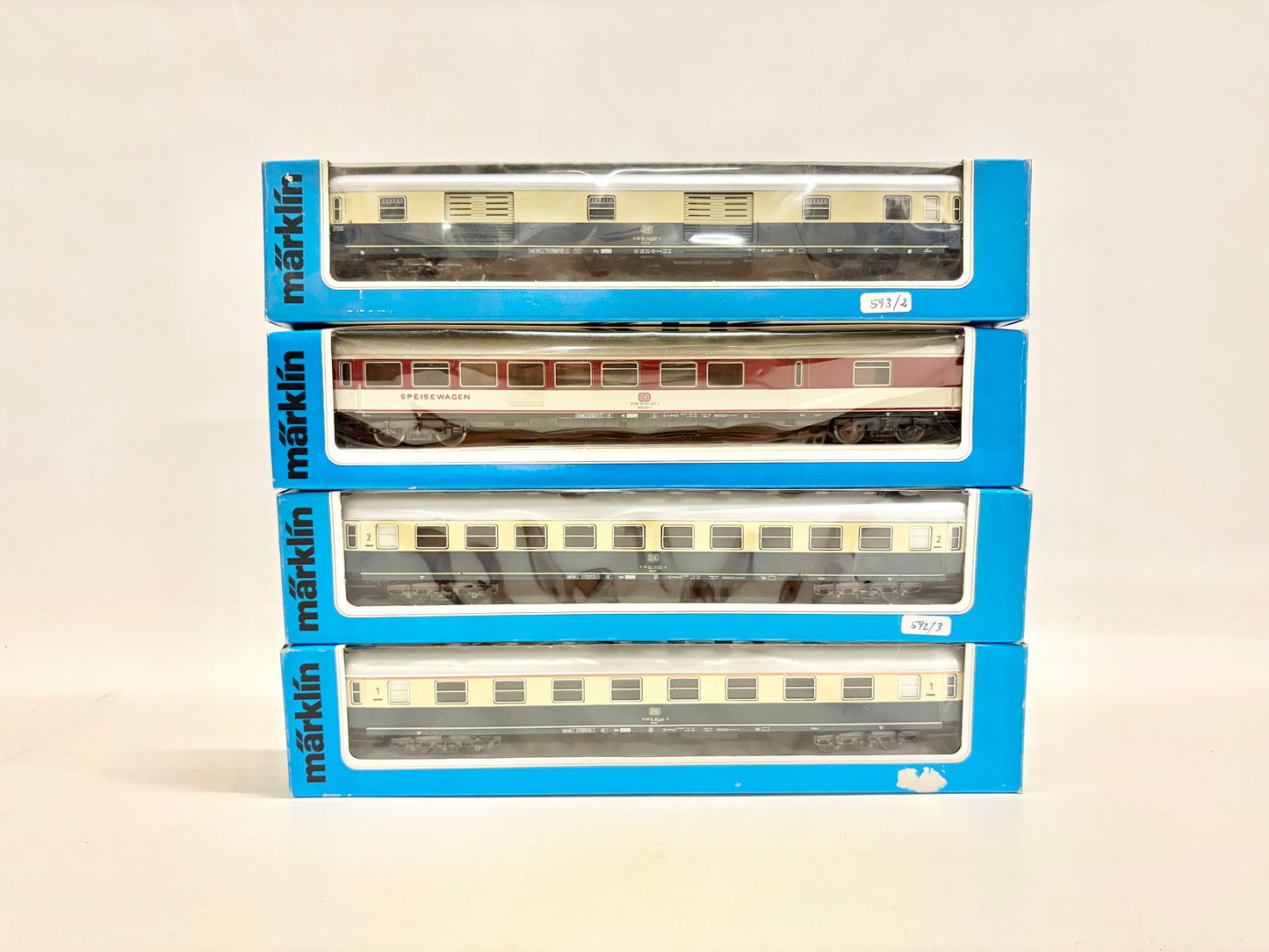 Märklin 4091 4094 4092 4093 Personenwagen Schnellzugwagen Konvolut DB AC H0