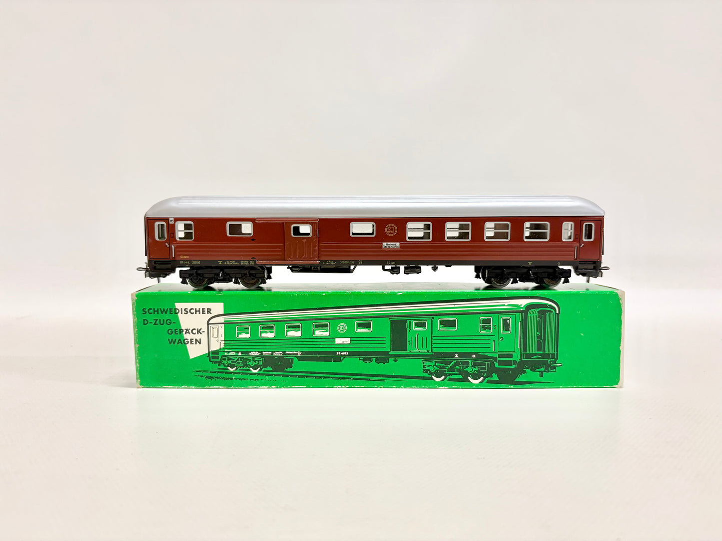Märklin 4031 Personenwagen Schwedischer Gepäckwagen SJ AC H0