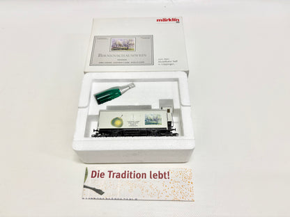Märklin 48930 Gedeckter Güterwagen mit Bremserhaus Birnenschaumwein AC H0