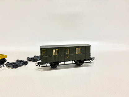 Märklin 45071 Postmuseumswagen Kalble mit Straßenroller DB AC H0
