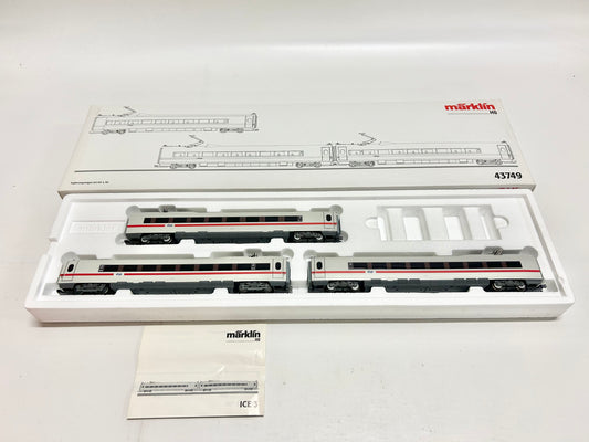 Märklin 43749 Wagen-Set Ergänzungswagen ICE 3 NS H0