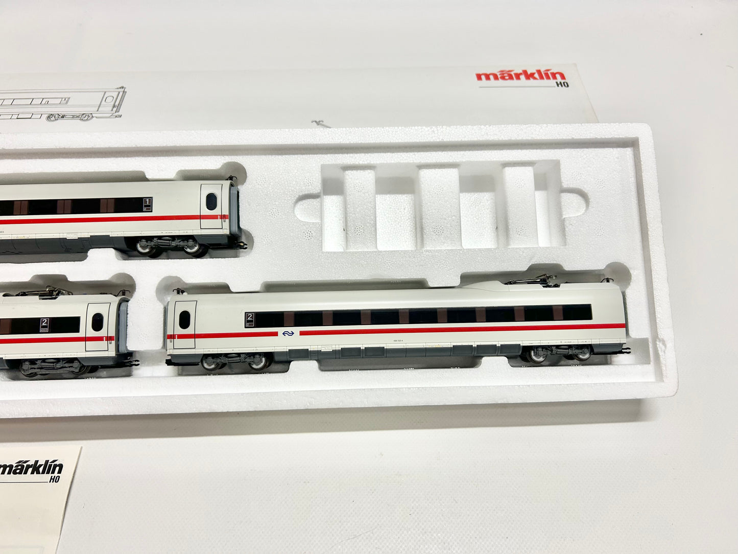 Märklin 43749 Wagen-Set Ergänzungswagen ICE 3 NS H0