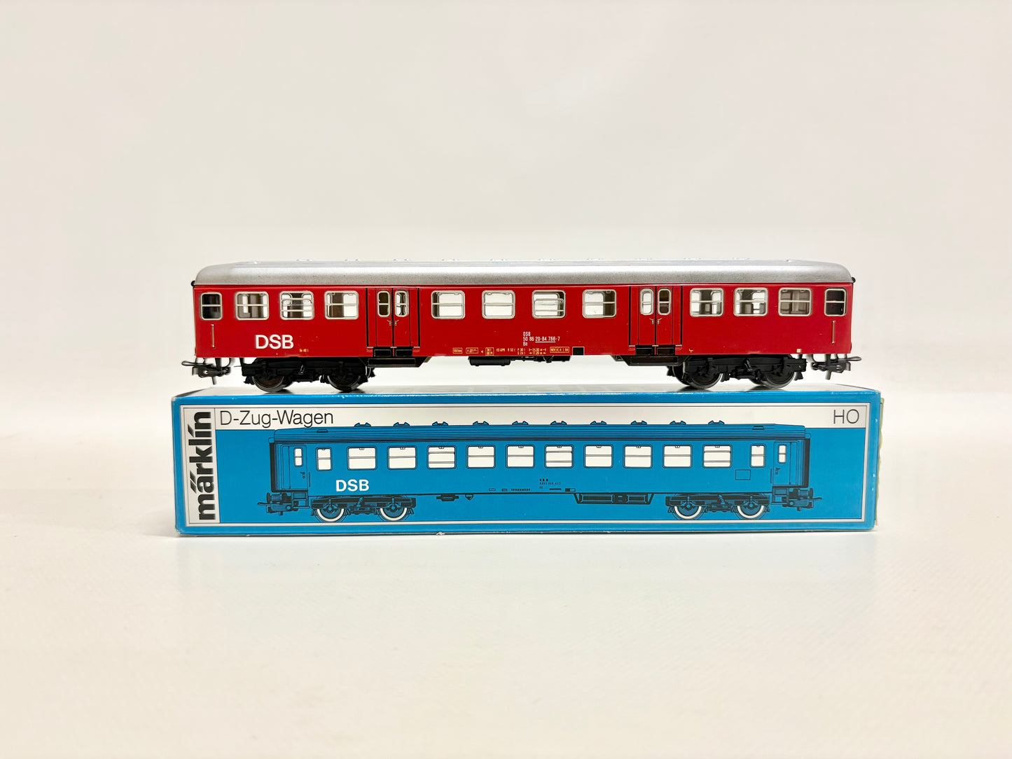 Märklin 4025 Personenwagen Dänischer Schnellzugwagen DSB AC H0