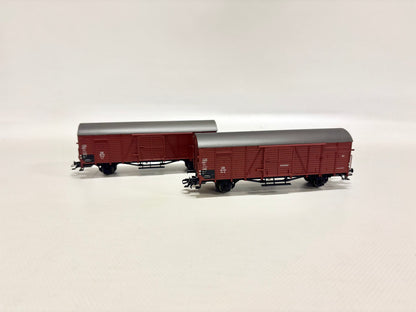 Märklin 00794 2x Gedeckte Güterwagen DB AC H0