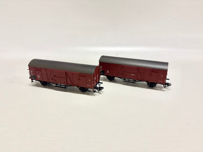 Märklin 00794 2x Gedeckte Güterwagen DB AC H0