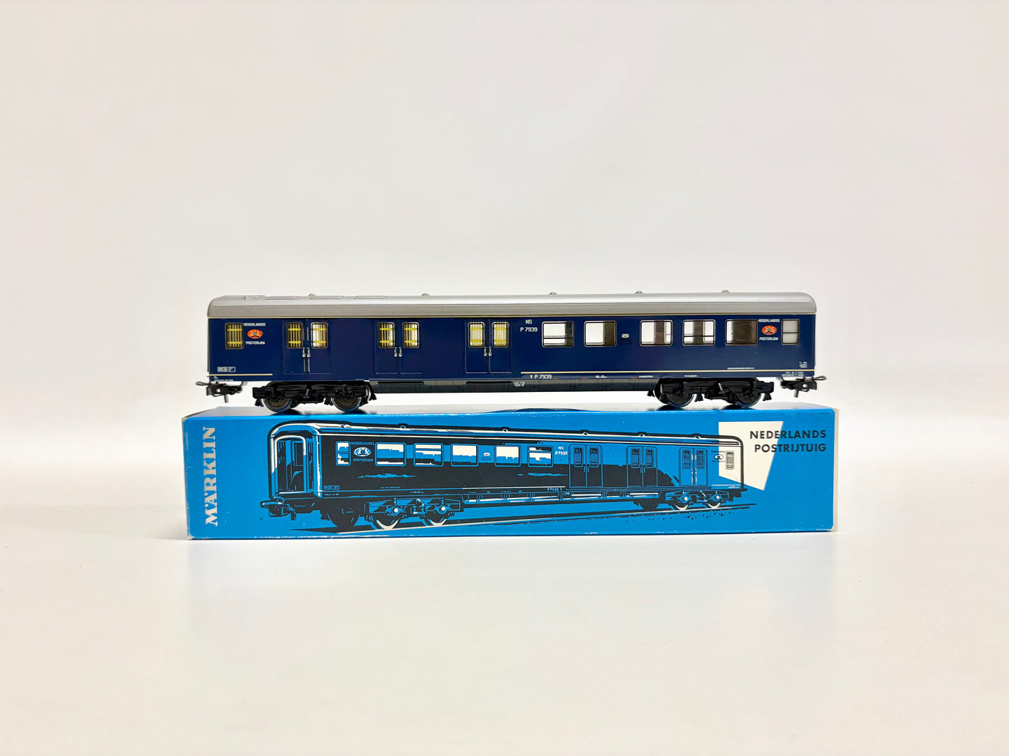 Märklin 4049 Bahnpostwagen Schnellzugwagen NS AC H0