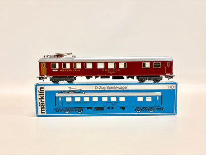 Märklin 4068 Personenwagen Speisewagen SBB AC H0