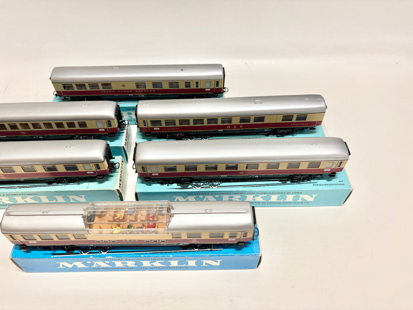 Märklin 4090 4088 4086 4087 4089 4085 Wagen-Set TEE Konvolut DB AC H0