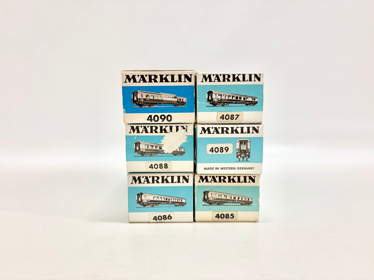 Märklin 4090 4088 4086 4087 4089 4085 Wagen-Set TEE Konvolut DB AC H0