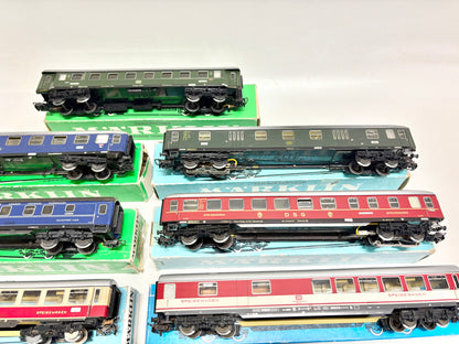 Märklin 9x D-Zug Wagen Personenwagen Konvolut DB AC H0