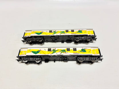 Märklin 2x Werbewagen 150 Jahre Kreissparkasse DB AC H0