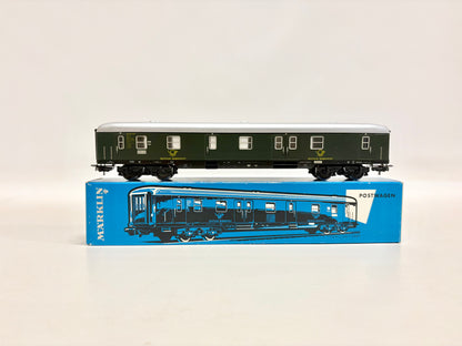 Märklin 4047 Bahnpostwagen Schnellzugwagen DB AC H0