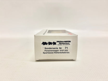 Märklin 4107.022 SoMo Sparkasse Hohenlohekreis DB AC H0