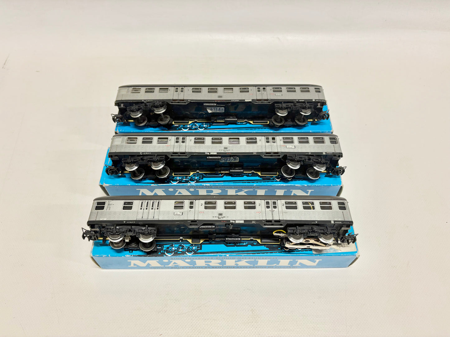 Märklin 4083 4082 4081 Wagen-Set Silberlinge Nahverkehrswagen DB AC H0