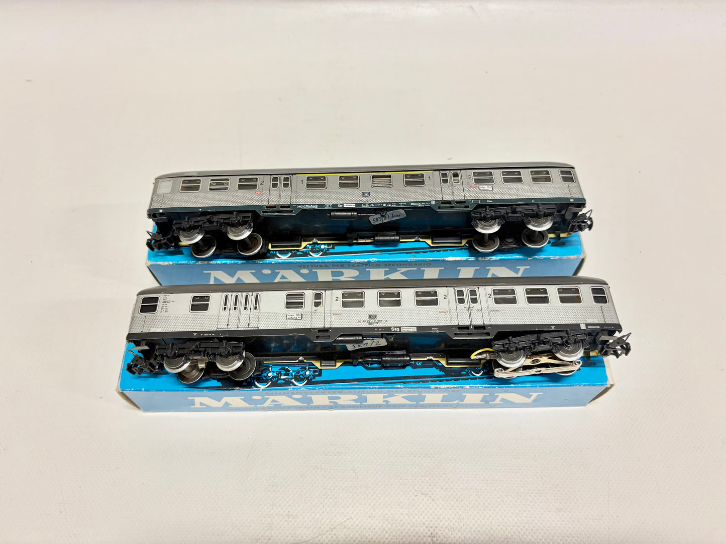 Märklin 4083 4081 Wagen-Set Silberlinge Nahverkehrswagen inkl. Steuerwagen DB AC H0