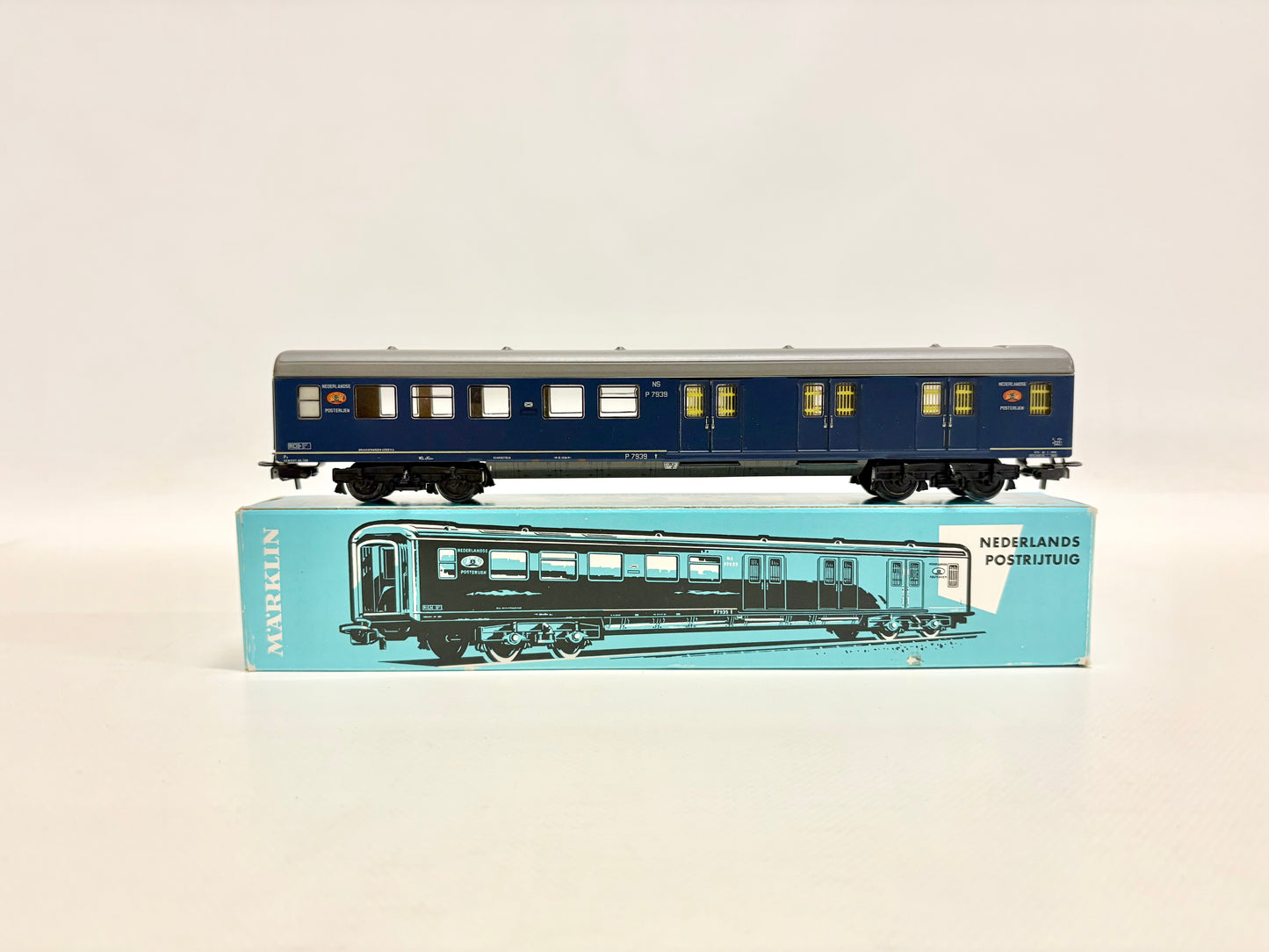 Märklin 4048 Bahnpostwagen Schnellzugwagen NS AC H0