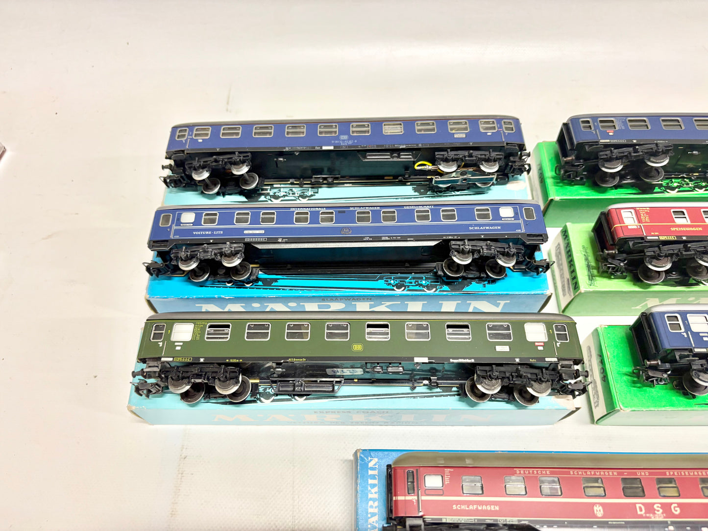 Märklin 4064 4027 4024 4032 4023 4029 Wagen-Set D-Zug Wagen Konvolut DB AC H0