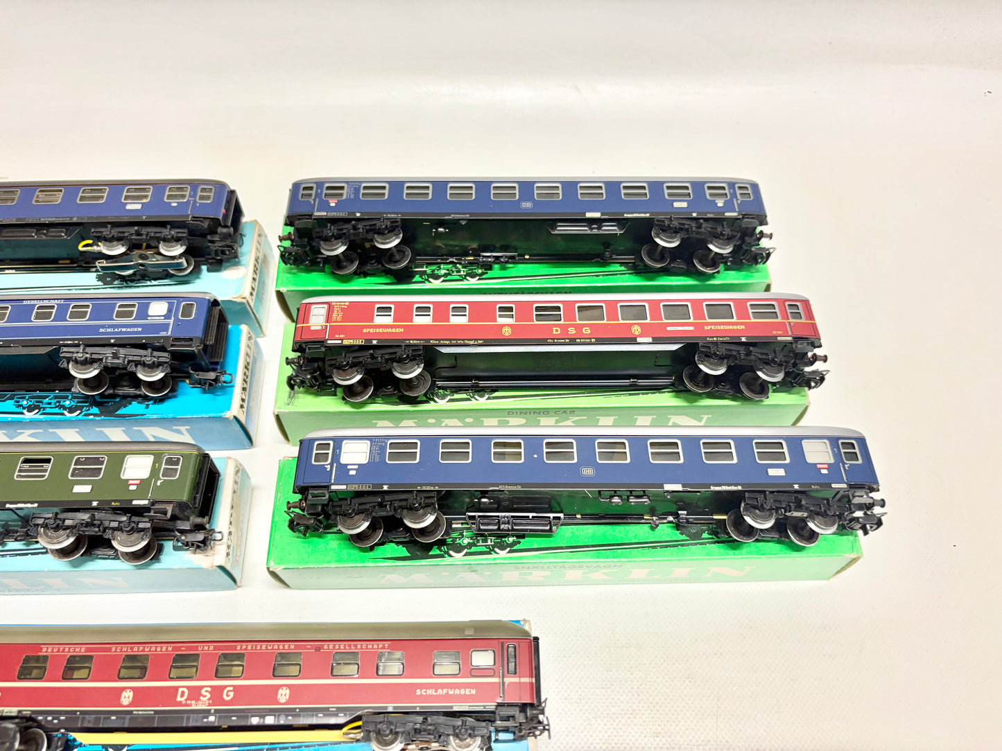 Märklin 4064 4027 4024 4032 4023 4029 Wagen-Set D-Zug Wagen Konvolut DB AC H0