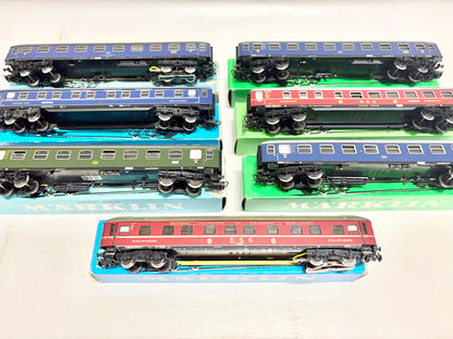 Märklin 4064 4027 4024 4032 4023 4029 Wagen-Set D-Zug Wagen Konvolut DB AC H0