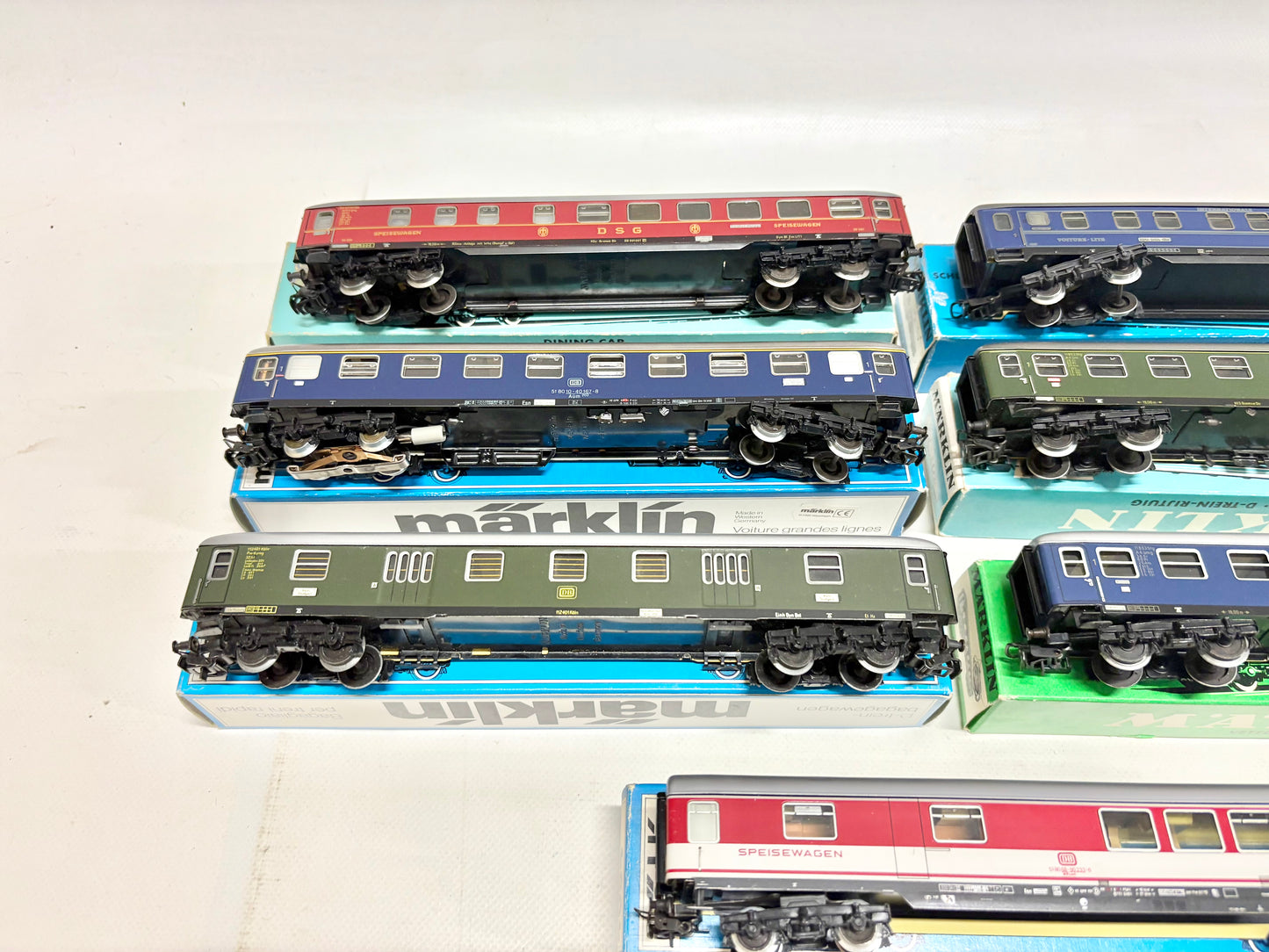Märklin 4024 4053 4023 4026 4054 4027 4029 Wagen-Set D-Zug Wagen Konvolut DB AC H0