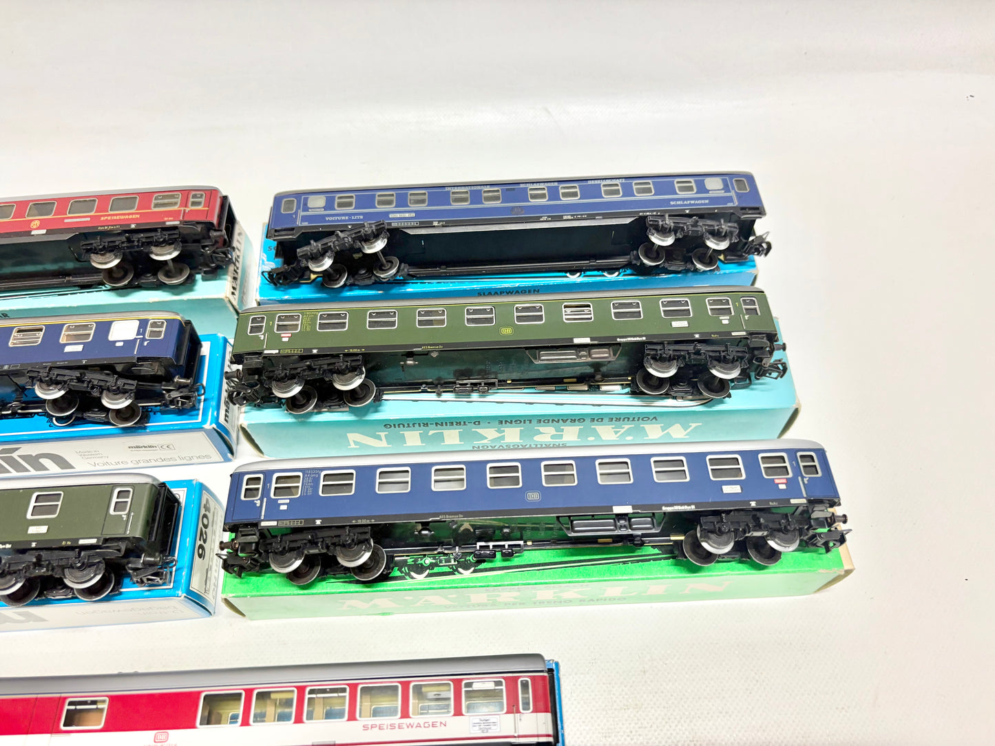 Märklin 4024 4053 4023 4026 4054 4027 4029 Wagen-Set D-Zug Wagen Konvolut DB AC H0