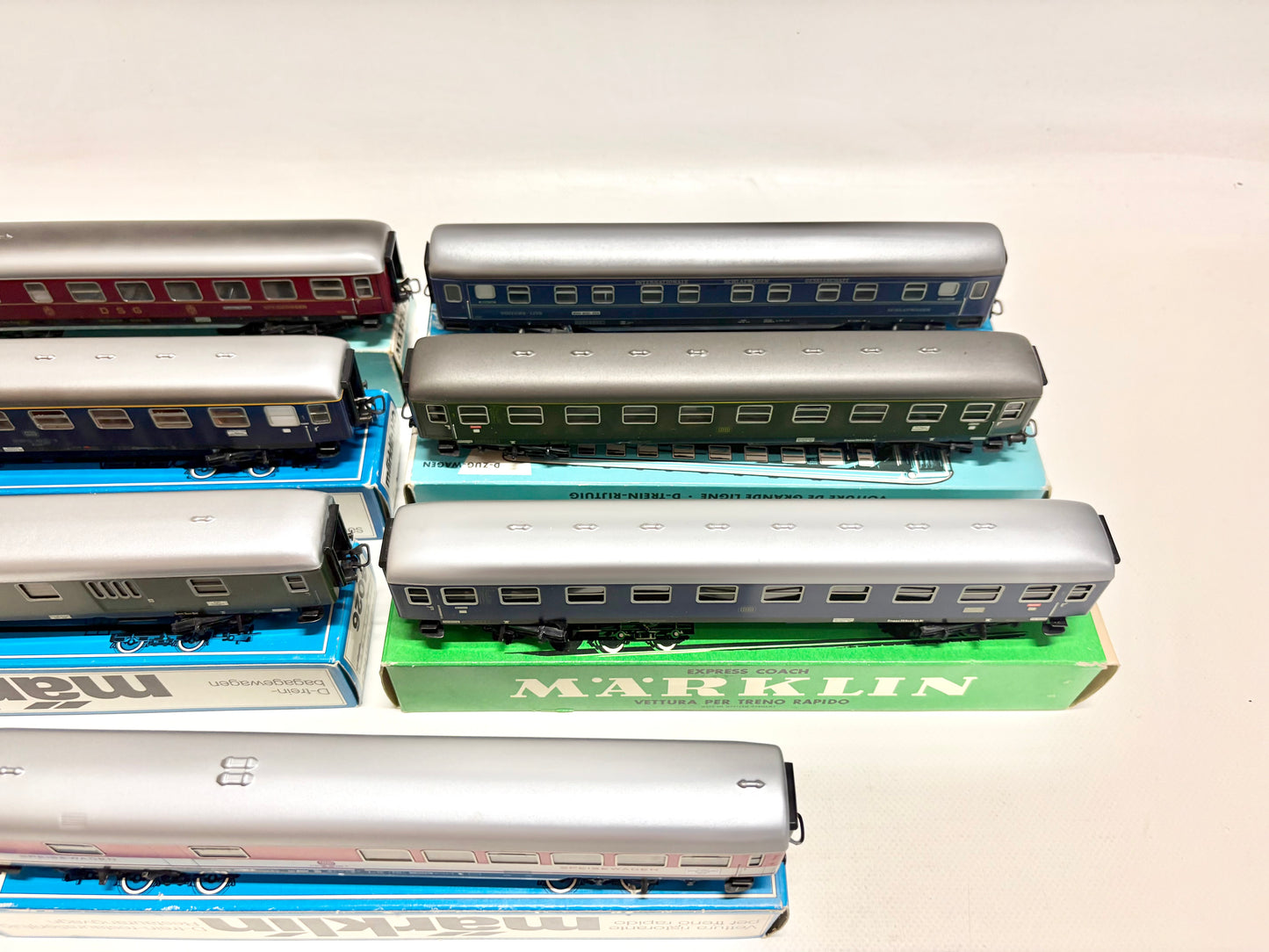 Märklin 4024 4053 4023 4026 4054 4027 4029 Wagen-Set D-Zug Wagen Konvolut DB AC H0