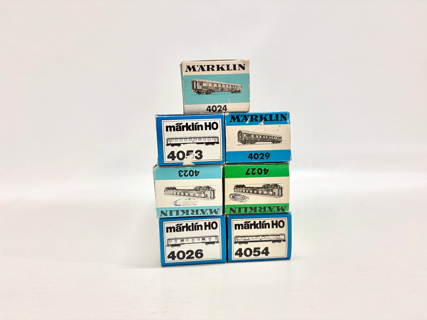 Märklin 4024 4053 4023 4026 4054 4027 4029 Wagen-Set D-Zug Wagen Konvolut DB AC H0