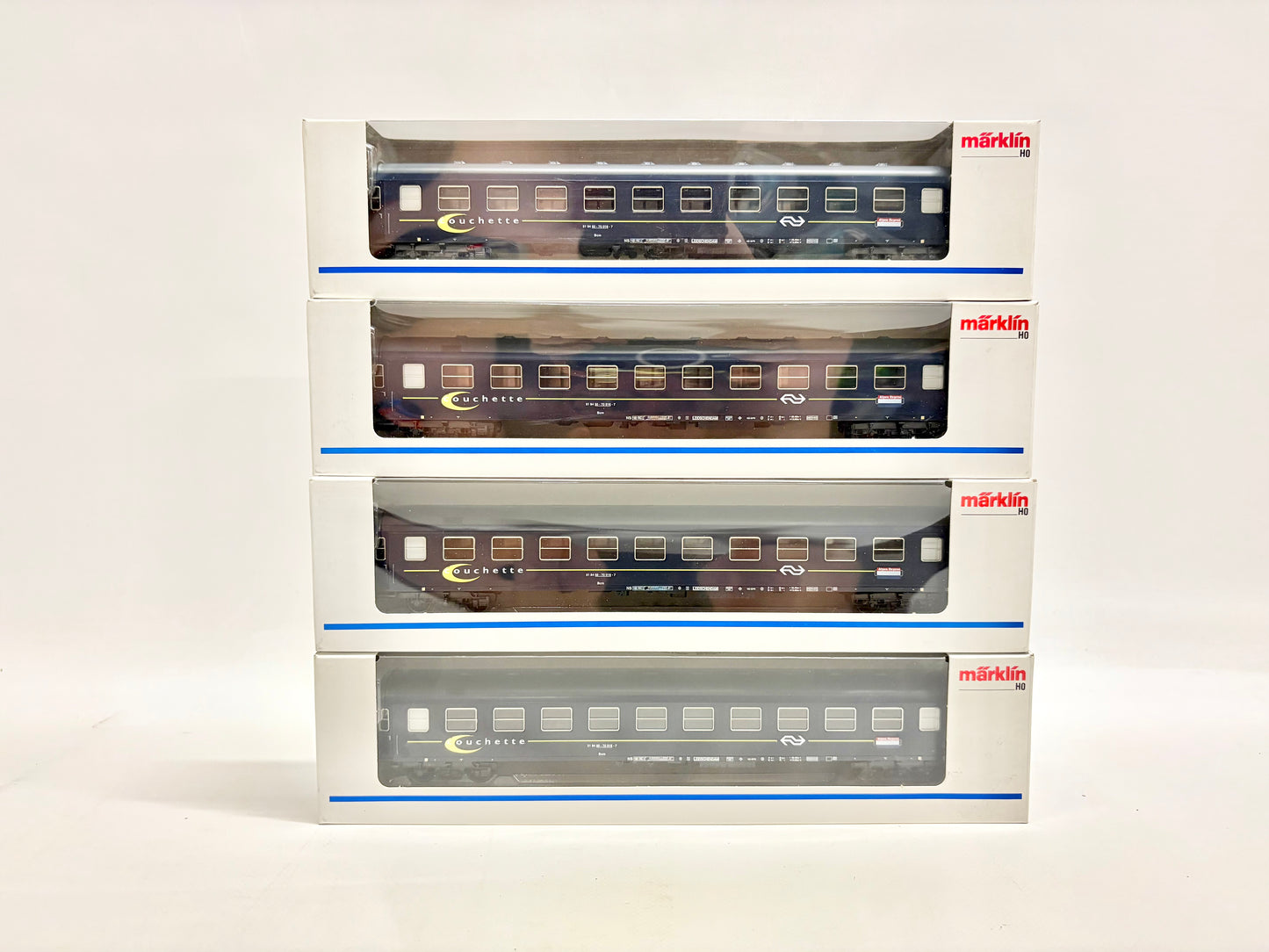 Märklin 42696 Wagen-Set 4x Niederländische Schnellzugwagen NS AC H0