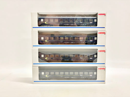 Märklin 42696 Wagen-Set 4x Niederländische Schnellzugwagen NS AC H0