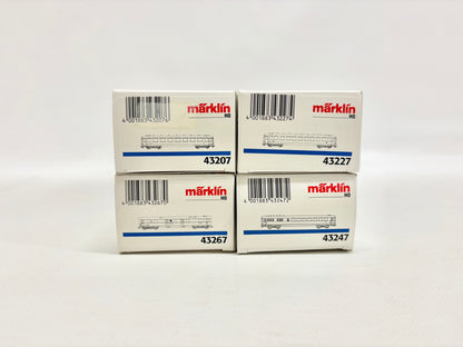 Märklin 43207 43267 43227 43247 Wagen-Set Österreichische Schürzenwagen ÖBB AC H0