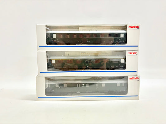 Märklin 43227 43207 43267 Wagen-Set Österreichische Schürzenwagen ÖBB AC H0