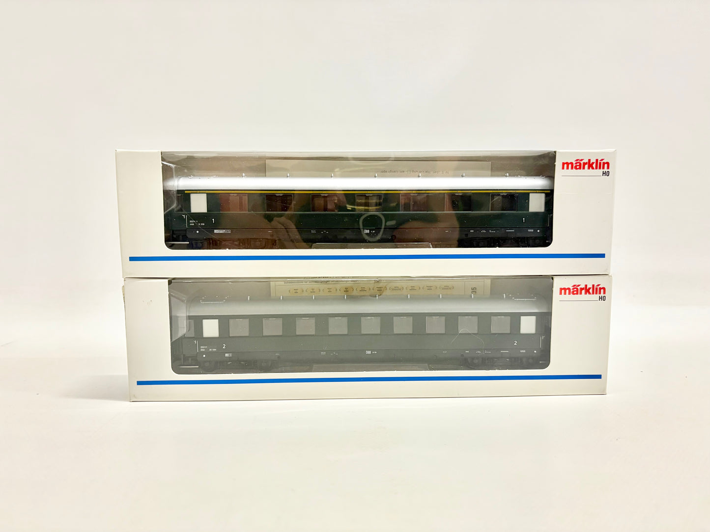 Märklin 43207 43227 Wagen-Set Österreichische Schürzenwagen ÖBB AC H0