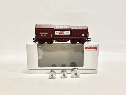 Märklin 00799-08 Teleskophaubenwagen Güterwagen DB AC H0