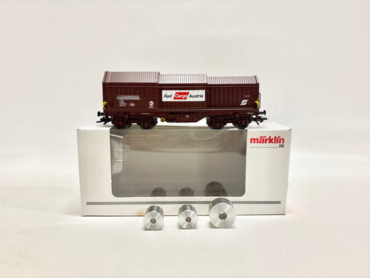 Märklin 00799-08 Teleskophaubenwagen Güterwagen DB AC H0