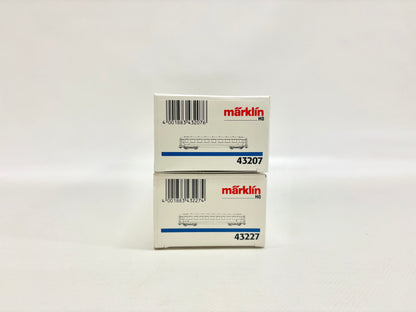 Märklin 43207 43227 Wagen-Set Österreichische Schürzenwagen ÖBB AC H0