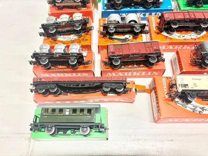 Märklin Wagen-Set Güterwagen & Personenwagen Konvolut DB AC H0
