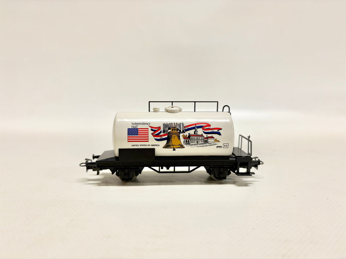Märklin 82505 SoMo Güterwagen Kesselwagen Independence Hall USA DB AC H0