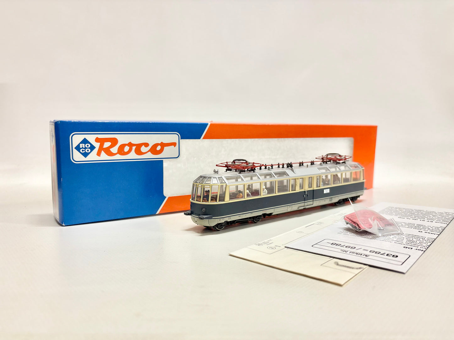 Roco 63788 DSS Elektro-Triebwagen E91 01 Gläserner Zug DRG DC H0